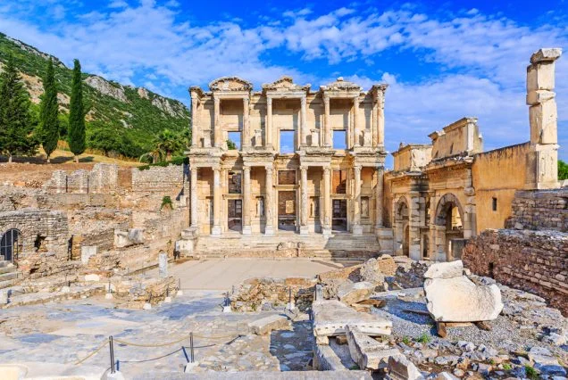 Ephesus ancient city in Turkey