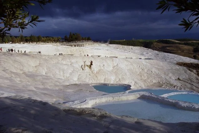 White Travertine Terraces
